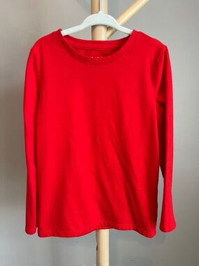 ⭐️⭐️ PICK 5 / $20 Cat & Jack Classic Red Long-Sleeve Kids Shirt XS 4/5